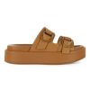 Donna PINKO | Sandali In Pelle Platform Flores 01 Cuoio