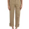 Donna PINKO | Pantalone In Gabardina Stretch Globo Beige