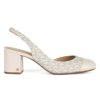 Donna MICHAEL MICHAEL KORS | Slingback Stampa Logo Perla Flex Panna