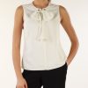 Donna NENETTE | Blusa In Crepe Fae Panna