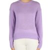 Donna MARKUP | Maglia Girocollo In Misto Lana E Mohair Viola Chiaro