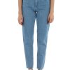 Donna CALVIN KLEIN JEANS | Pantaloni Jeans Cinque Tasche Mom Fit Blu Chiaro