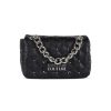 Donna VERSACE JEANS COUTURE | Borsa A Tracolla Media Trapuntata Con Mini Borchie Nero