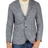 Uomo AT.P.CO | Giacca In Misto Lana Vergine E Cotone Roger Blu