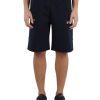 Uomo EA7 | Pantaloncini Sportivi In Misto Cotone Ventus7 Blu Scuro