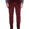 Uomo MICHAEL COAL | Pantalone In Velluto A Costine Slim Fit Mc-Frederick Bordeaux