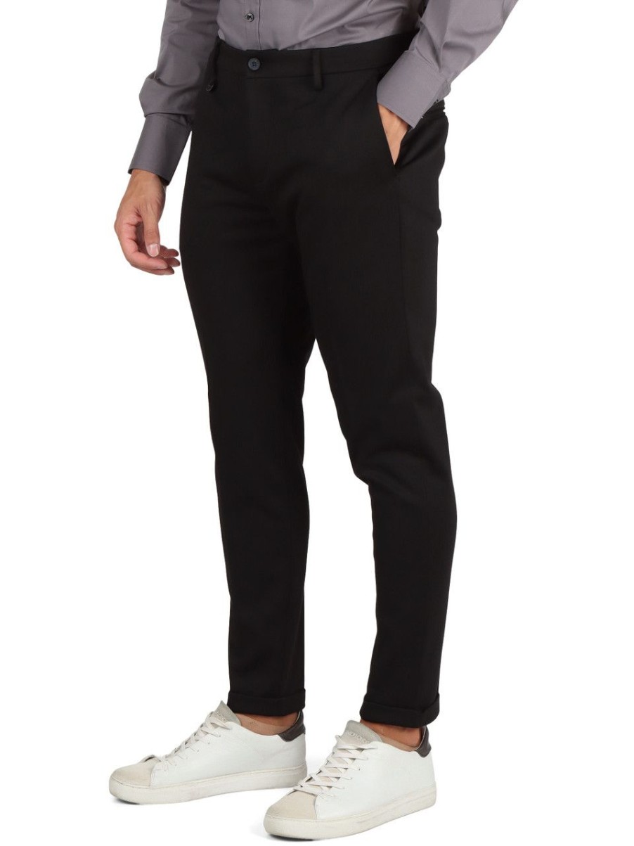 Uomo ANTONY MORATO | Pantalone In Misto Viscosa Ashe Super Skinny Fit Nero