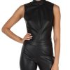 Donna MARCIANO GUESS | Top A Body In Ecopelle Nero