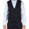 Uomo ANTONY MORATO | Gilet Classico In Misto Viscosa Blu Scuro