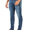 Uomo REPLAY | Pantalone Jeans Cinque Tasche Ambass Slim Fit Biopack Blu