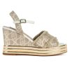 Donna LIU JO | Sandali Con Zeppa Karen 04 Beige