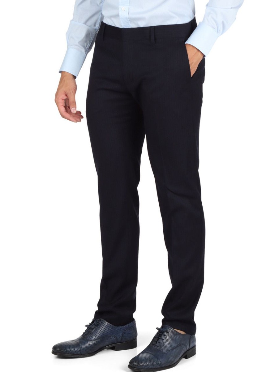 Uomo ANTONY MORATO | Pantalone In Misto Viscosa Bonnie Slim Fit Blu Scuro