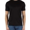 Uomo EMPORIO ARMANI | T-Shirt In Cotone E Lyocell Essential Nero