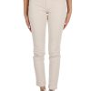 Donna TRUSSARDI | Pantalone Cinque Tasche In Cotone 105 Skinny Fit Beige