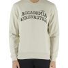 Uomo AERONAUTICA MILITARE | Felpa In Cotone Garzato Con Scritta Logo Beige