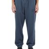 Uomo ARMANI EXCHANGE | Pantalone Sportivo In Misto Modal Con Scritta Logo Blu Chiaro