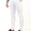 Uomo REPLAY | Pantalone Jeans Tasche America Zeumar Hyperflex Slim Fit Bianco