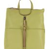 Donna GIANNI CHIARINI | Zaino In Pelle Grana Dollaro Giada Verde Chiaro