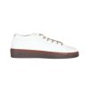 Uomo FABI | Sneakers In Pelle Con Scritta Logo Posteriore Bianco