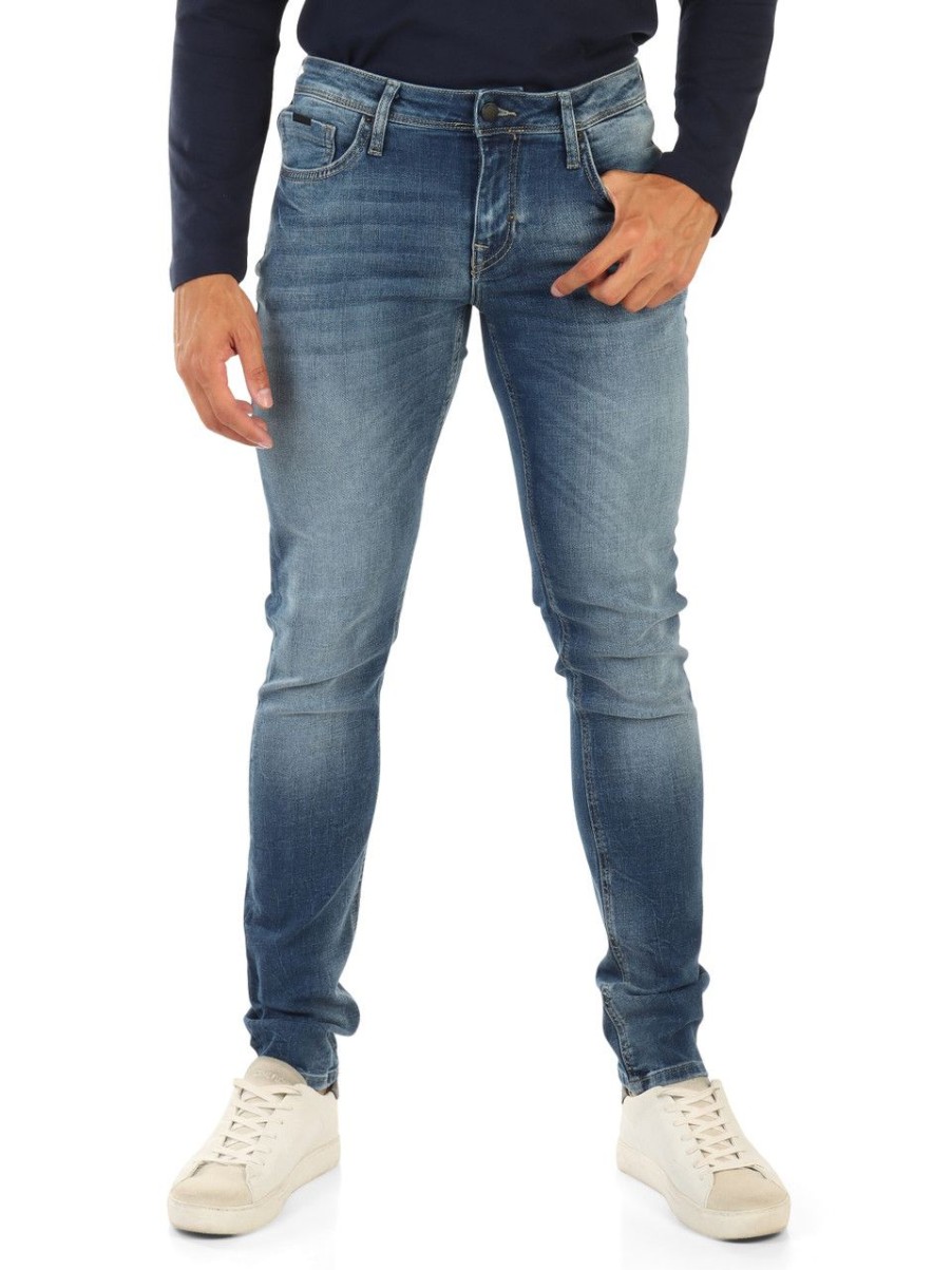 Uomo ANTONY MORATO | Pantalone Jeans Cinque Tasche Ozzy Tapered Fit Blu Chiaro