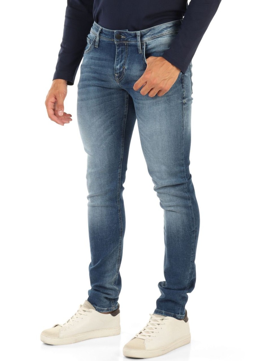 Uomo ANTONY MORATO | Pantalone Jeans Cinque Tasche Ozzy Tapered Fit Blu Chiaro