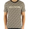 Uomo TOMMY HILFIGER | T-Shirt Regular Fit In Cotone Con Stampa Logo Nero