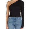 Donna CALVIN KLEIN | Top Monospalla A Costine Nero