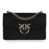 Donna PINKO | Borsa A Tracolla In Pelle Love One Classic Dc. Nero