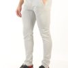 Uomo REPLAY | Pantalone Jeans Tasche America Zeumar Hyperflex Slim Fit Grigio Chiaro