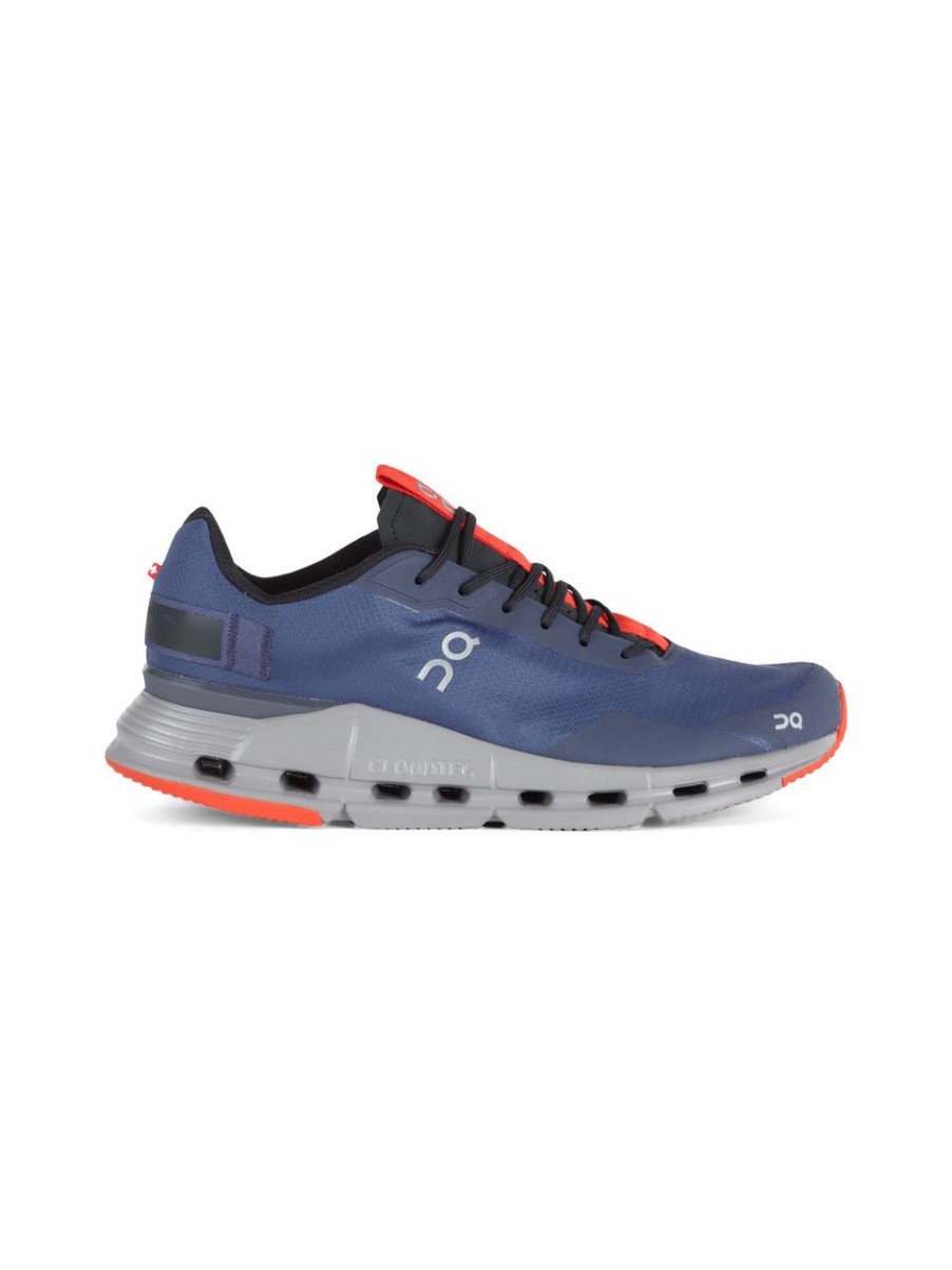 Uomo ON | Sneakers In Tessuto E Materiali Tecnici Cloudnova Form Blu Scuro