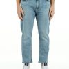 Uomo TOMMY JEANS | Pantalone Jeans Cinque Tasche Dad Regular Tapered Blu Chiaro