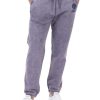 Uomo FRANKLIN & MARSHALL | Pantalone Sportivo In Cotone Felpato Effetto Slavato Blu