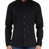 Uomo GHIRARDELLI | Camicia In Cotone Stretch Nero