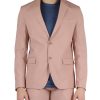 Uomo QB24 | Giacca In Cotone Stretch Bert Rosa