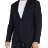 Uomo ANTONY MORATO | Giacca Frida Slim Fit In Misto Viscosa Blu Scuro