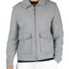 Uomo ANTONY MORATO | Cappotto Fred Regular Fit In Misto Lana E Cashmere Grigio