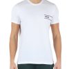 Uomo BOSS | T-Shirt Intima Girocollo In Cotone Bianco