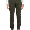 Uomo MICHAEL COAL | Pantalone Mc-Brad Slim Fit In Misto Cotone Verde Scuro