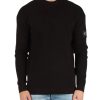 Uomo CALVIN KLEIN JEANS | Maglia Girocollo In Cotone Con Patch Logo Nero