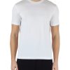 Uomo EMPORIO ARMANI | T-Shirt Essential Cotone Con Scritta Logo Bianco