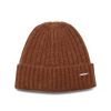 Donna ANTONY MORATO | Cappello A Coste In Misto Lana E Mohair Marrone Chiaro