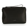 Donna GIANNI CHIARINI | Borsa Nora Pouch In Pelle Martellata Nero