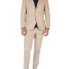 Uomo AT.P.CO | L'Abito Vienna Comprende Giacca E Pantalone In Velluto Beige