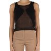 Donna PINKO | Top In Misto Cotone Olginate Nero