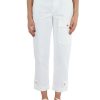 Donna PINKO | Pantalone In Gabardina Stretch Globo Bianco