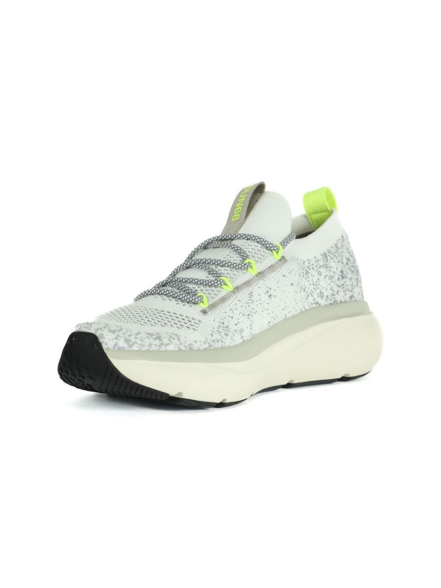 Donna SUN68 | Sneakers In Tessuto Jupiter Knit Bianco