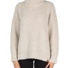 Donna EMPORIO ARMANI | Maglione In Lana Vergine Effetto Boucle Beige