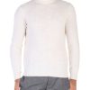 Uomo FAMA | Luxury: Maglia Collo Alto In Lana - Seta E Cashmere Panna