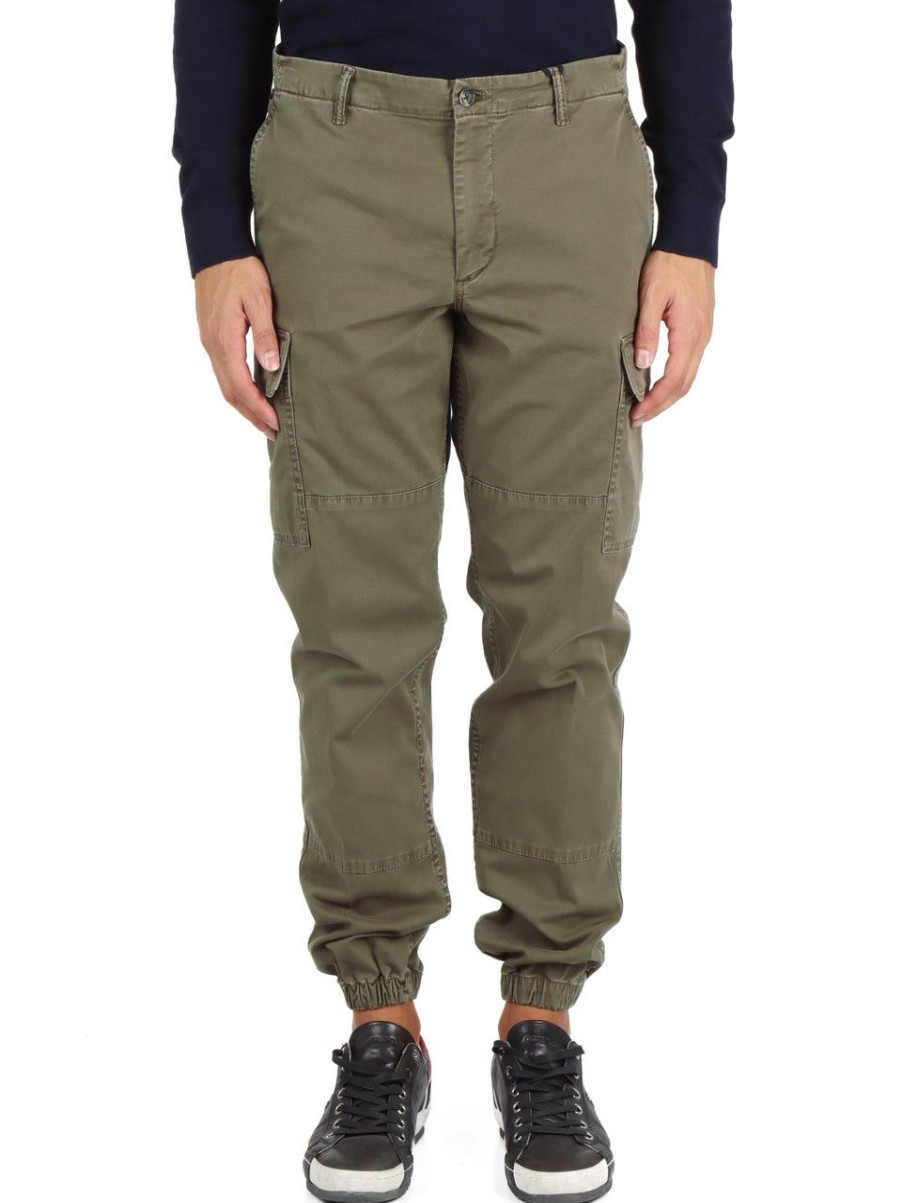 Uomo TOMMY HILFIGER | Pantaloni Cargo Chelsea Relaxed Tapered Fit Verde