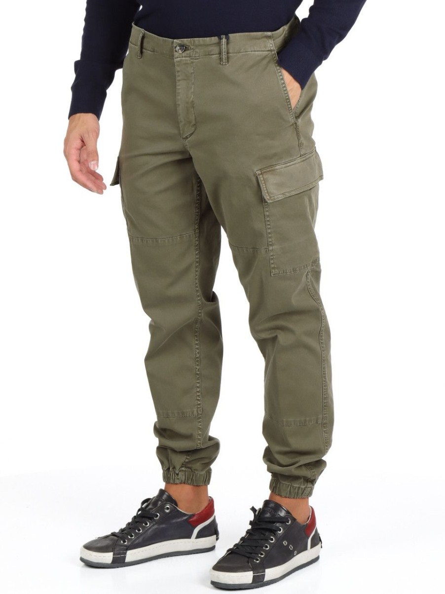 Uomo TOMMY HILFIGER | Pantaloni Cargo Chelsea Relaxed Tapered Fit Verde